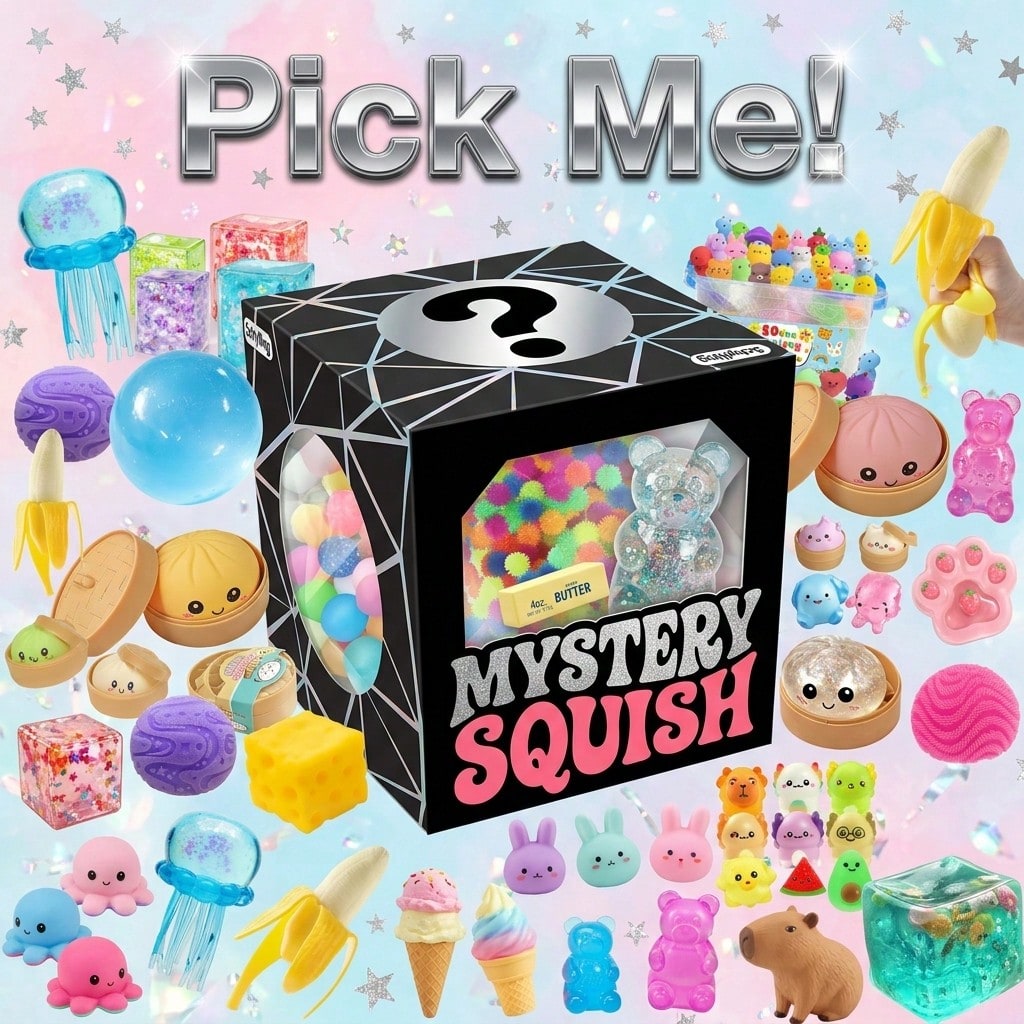 Mystery Box Blind Bag - Miękkie, urocze, gniotki w formie blind