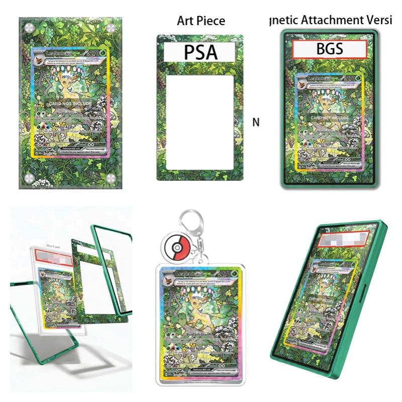 Display Case Acrylic - Galeria obrazów Pokemon Prismatic Evolutions Leafeon
