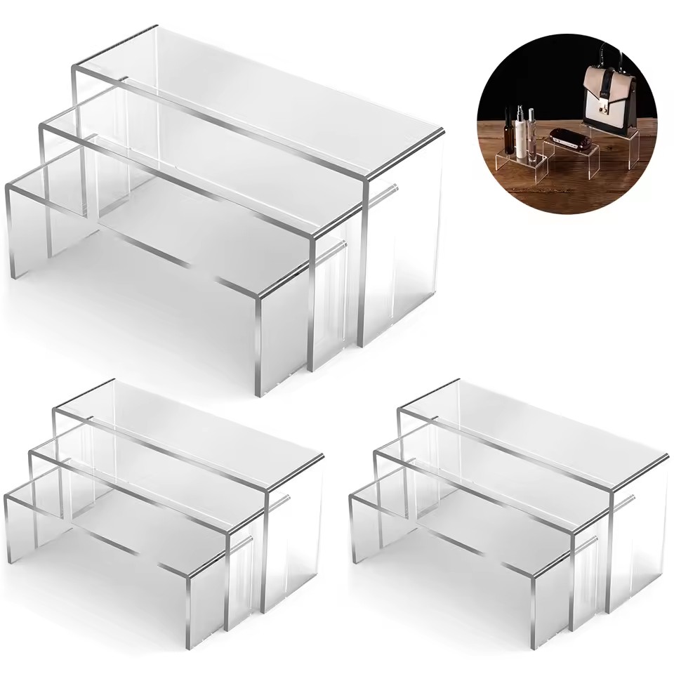 3/6/9/12 szt. Przezroczysty Ak – Display Risers Set recenzja i cena