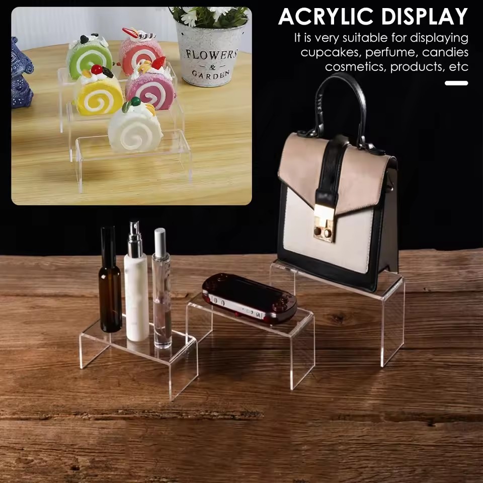 3/6/9/12 szt. Przezroczysty Ak – Display Risers Set recenzja i cena