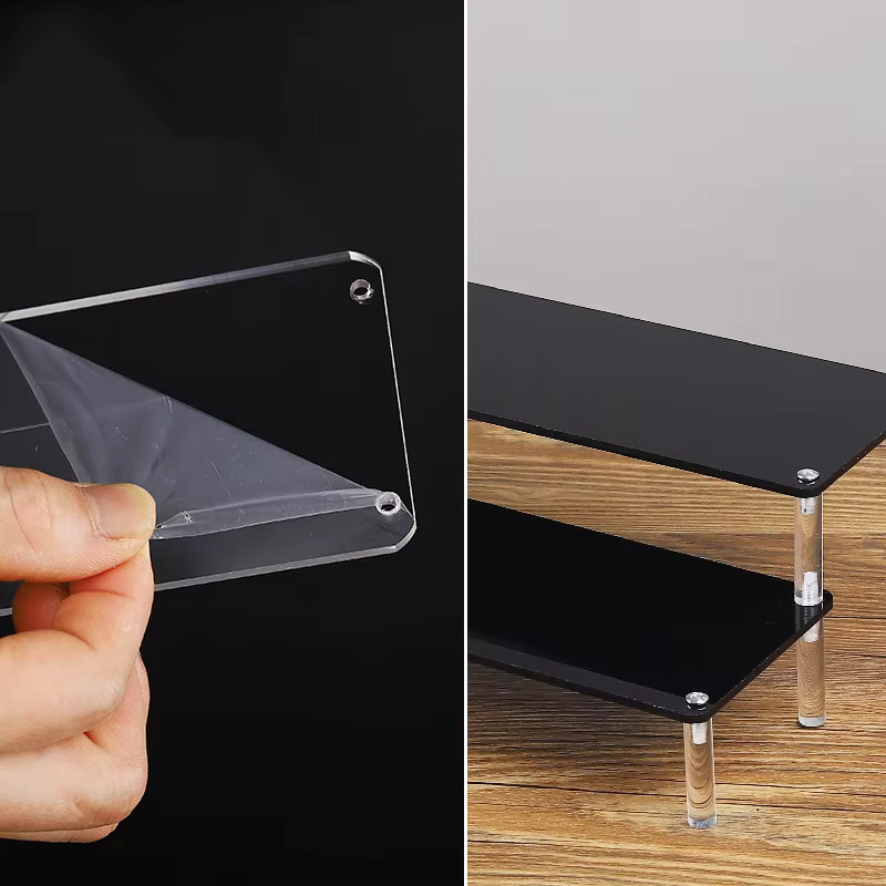 Czarny akrylowy stojak z półką – Pop Display Shelf recenzja i cena